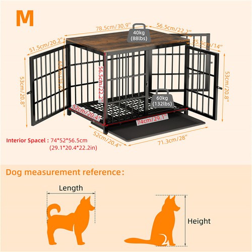 Dog crate furniture - crate, wooden
