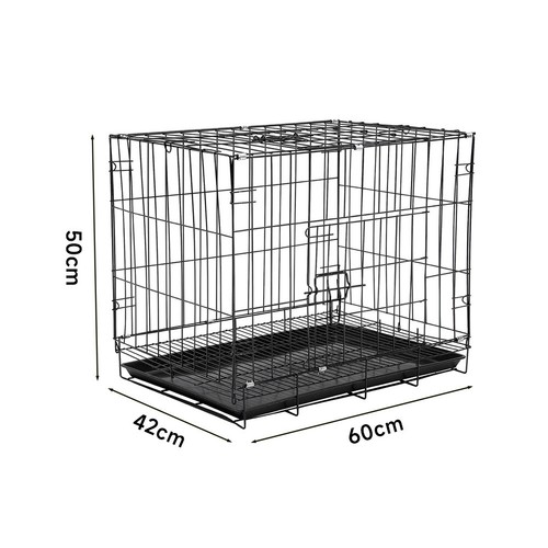 Black dog cage puppy - dog,