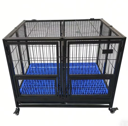 Stackable folding dog crate - folding,