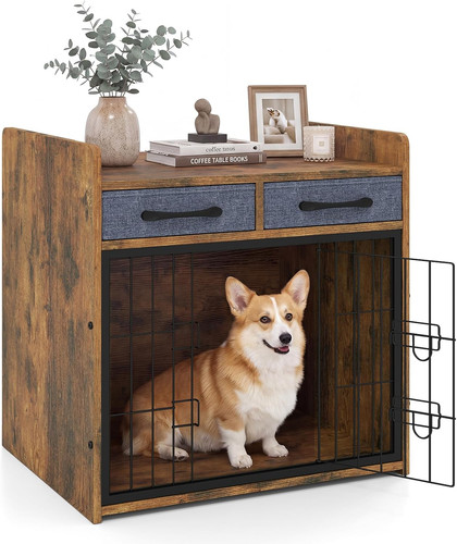 Dog crate furniture - crate, small