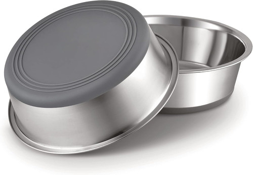 Stainless steel dog bowls 8 - stainless,