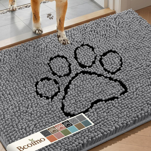 Chenille doormats absorb - chenille,