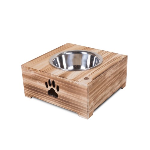 Dog food feeding - feeding, station
