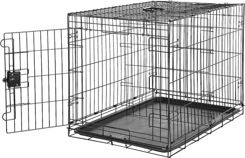 Large metal dog crate cage - dog, crate/cage