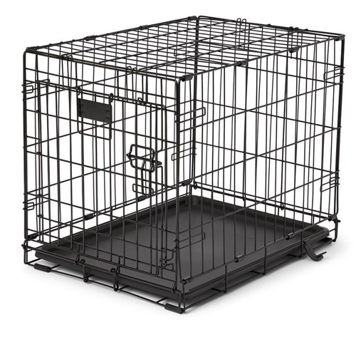 Metal dog crate with - metal,