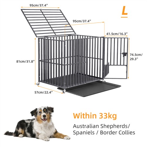 Heavy duty dog - crate, tear