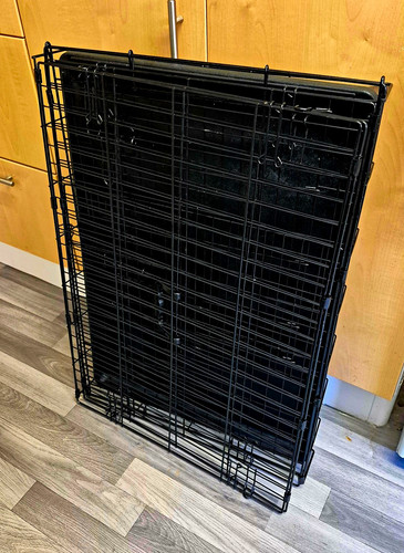 Argos 30in folding - metal, dog