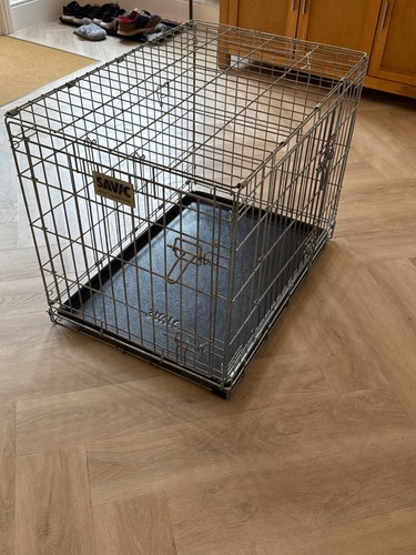 Savic steel folding dog cage - folding,
