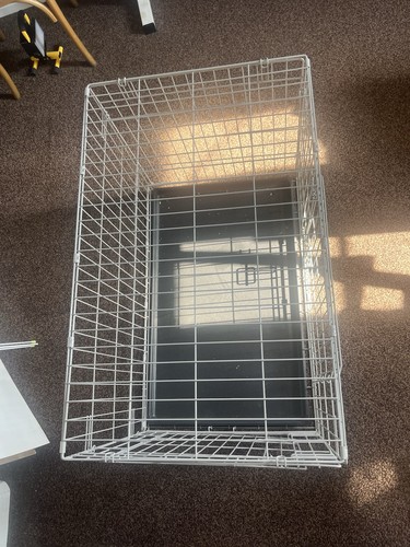 Folding steel wire dog - folding, cage